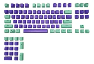 104 Doubleshot OEM PBT Keycaps (Purple Love) (PBT2-33)