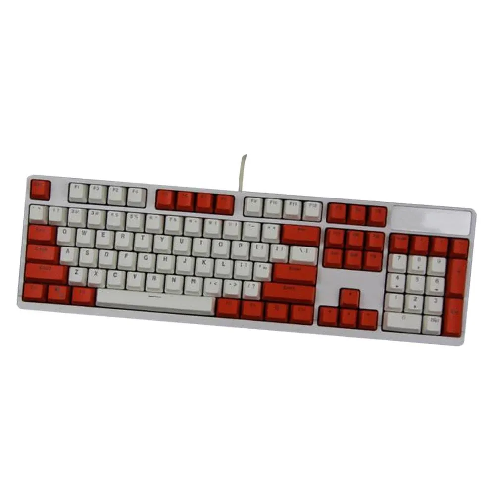 104 Doubleshot OEM PBT Keycaps (Red Alert)