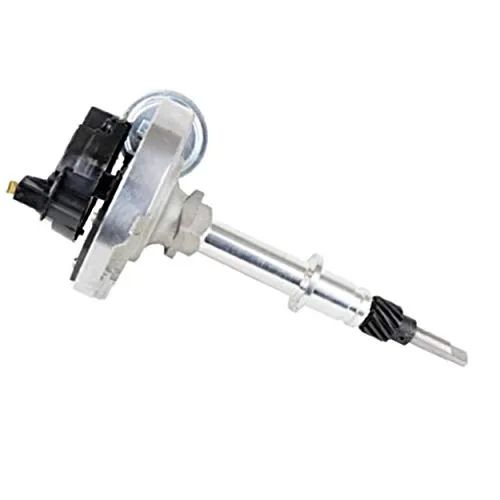 A-Team Performance - HEI Complete Distributor 65K Coil - Compatible with AMC Jeep Straight 6 232 3.8L and 258 4.2L One-Wire Installation Black Cap