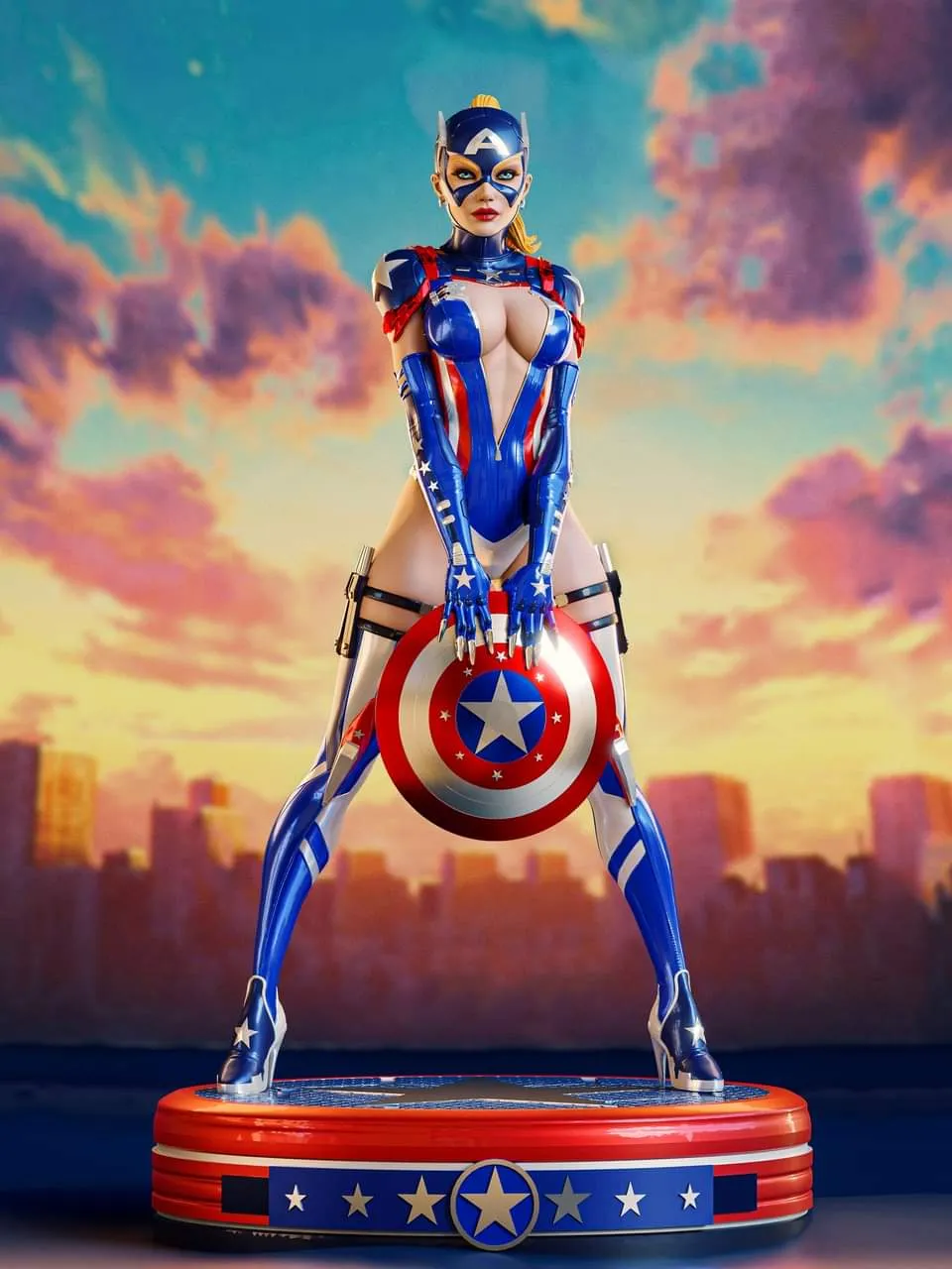 American Glory 1/4 Scale Statue by Jamie Tyndall