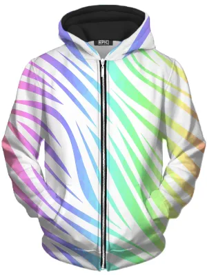 Animal Print Unisex Zip-Up Hoodie