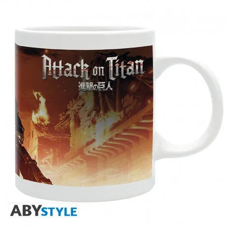 ATTACK ON TITAN - Mug - 320 ml - Key art