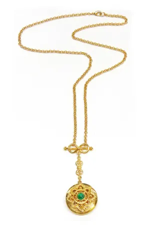 Ben Amun Fob Necklace - Gold