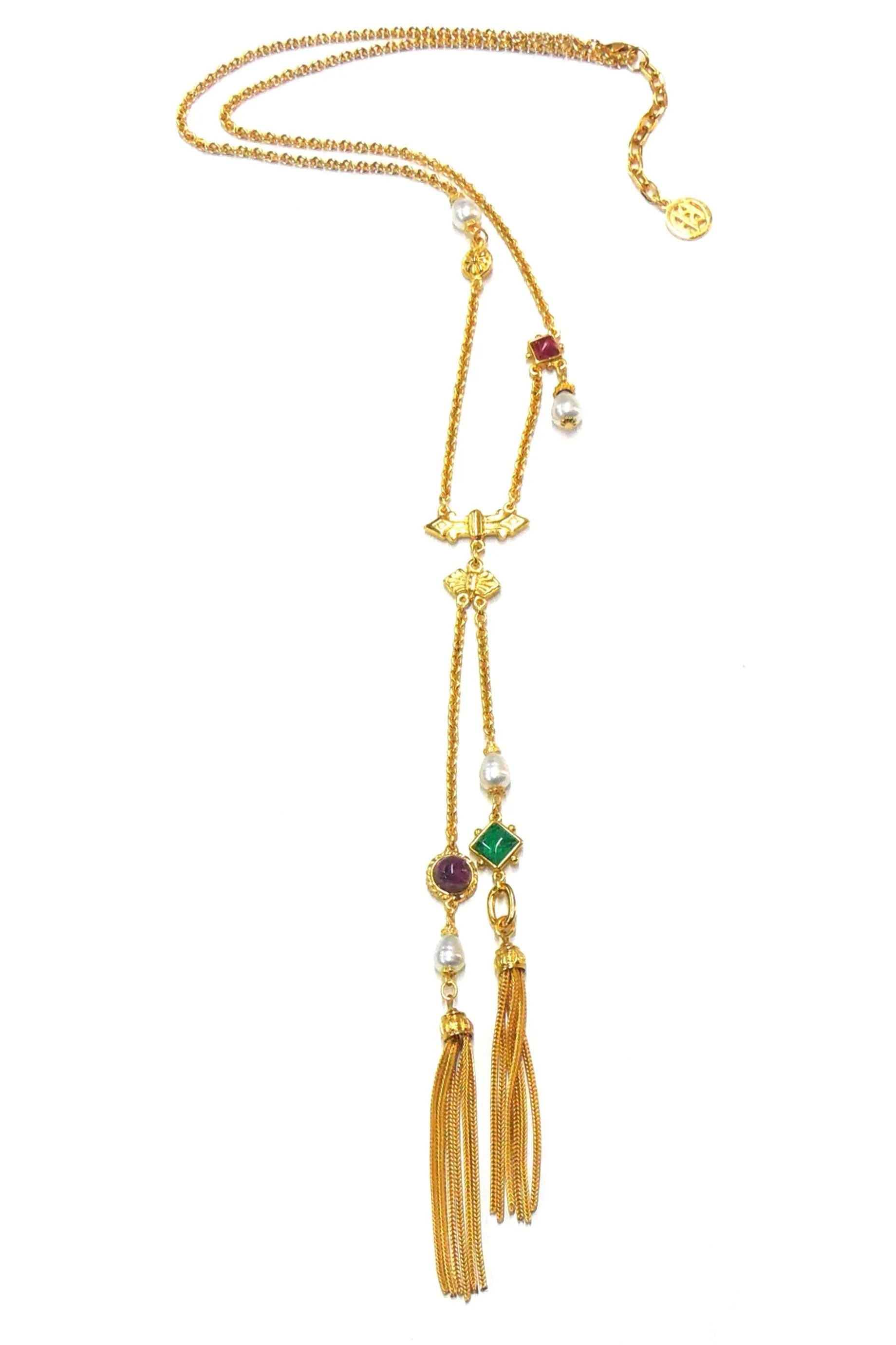 Ben Amun Fringe Necklace - Gold