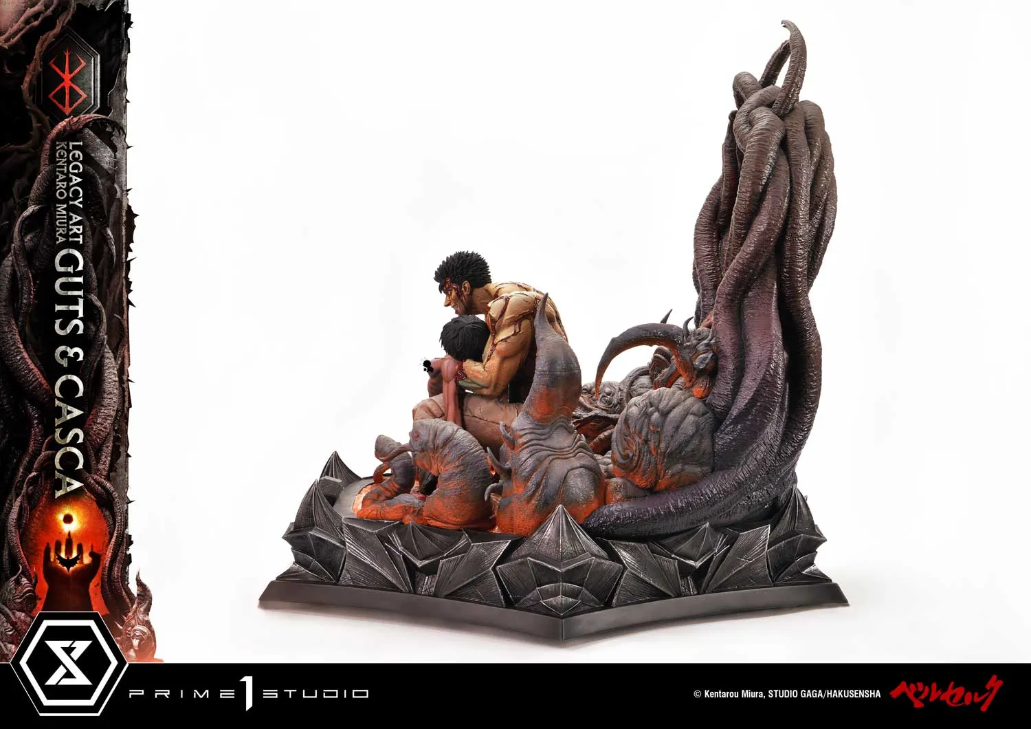 Berserk - Guts & Casca (Regular) 1/4 Scale Statue