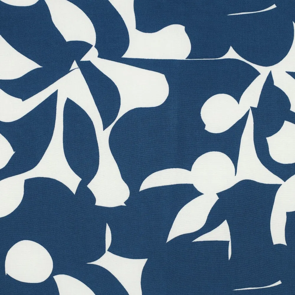 Blue Shadows Viscose Fabric