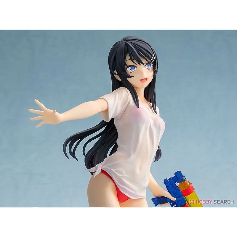 Chara-ani Rascal Does Not Dream of Bunny Girl Senpai: Mai Sakurajima (Water Gun Date Ver.) 1:7 Scale PVC Figure