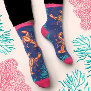 Coral Lobster Socks