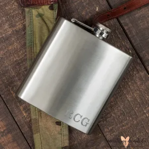 Custom Engraved Flask - Hip Flask