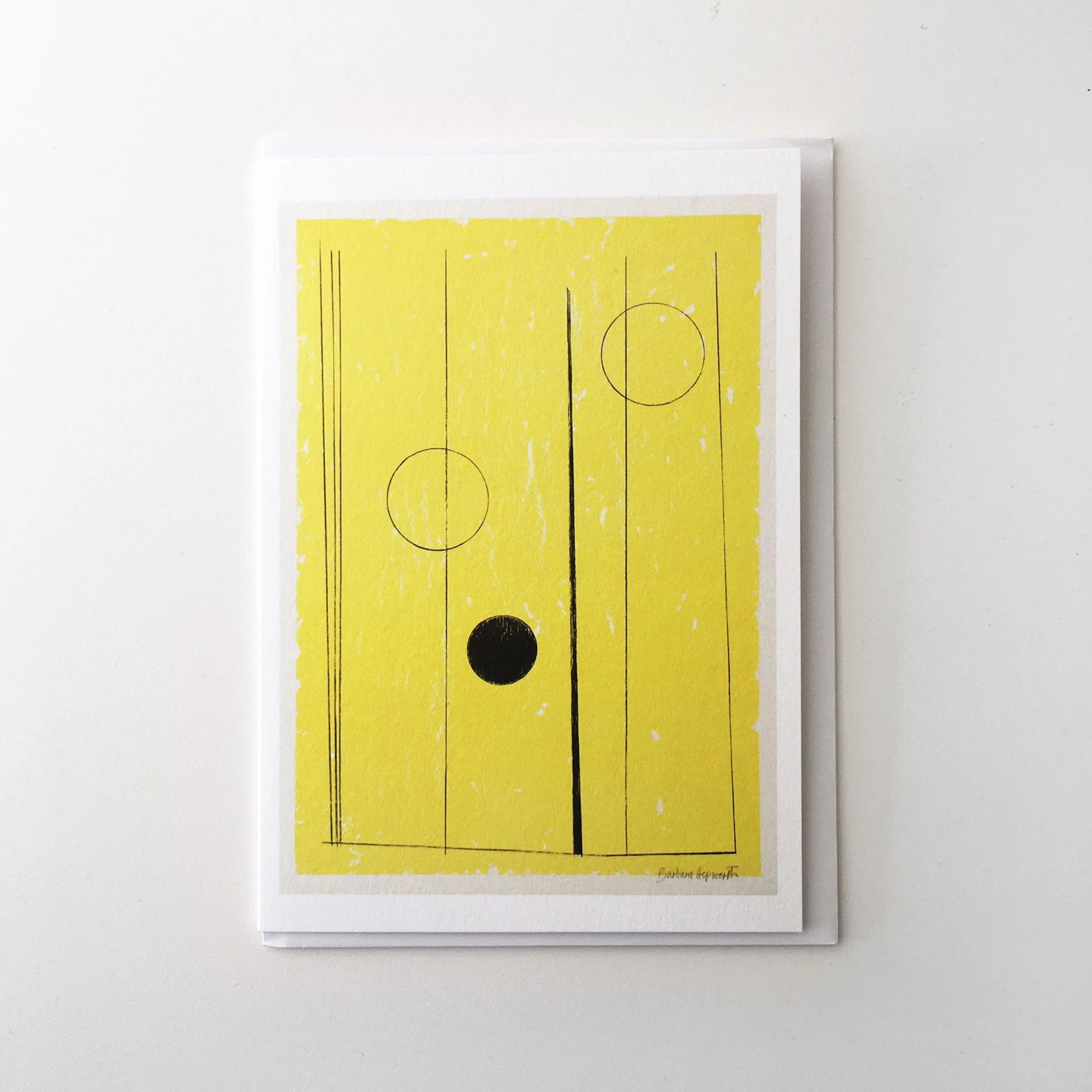 Delos by Barbara Hepworth Greetings Card