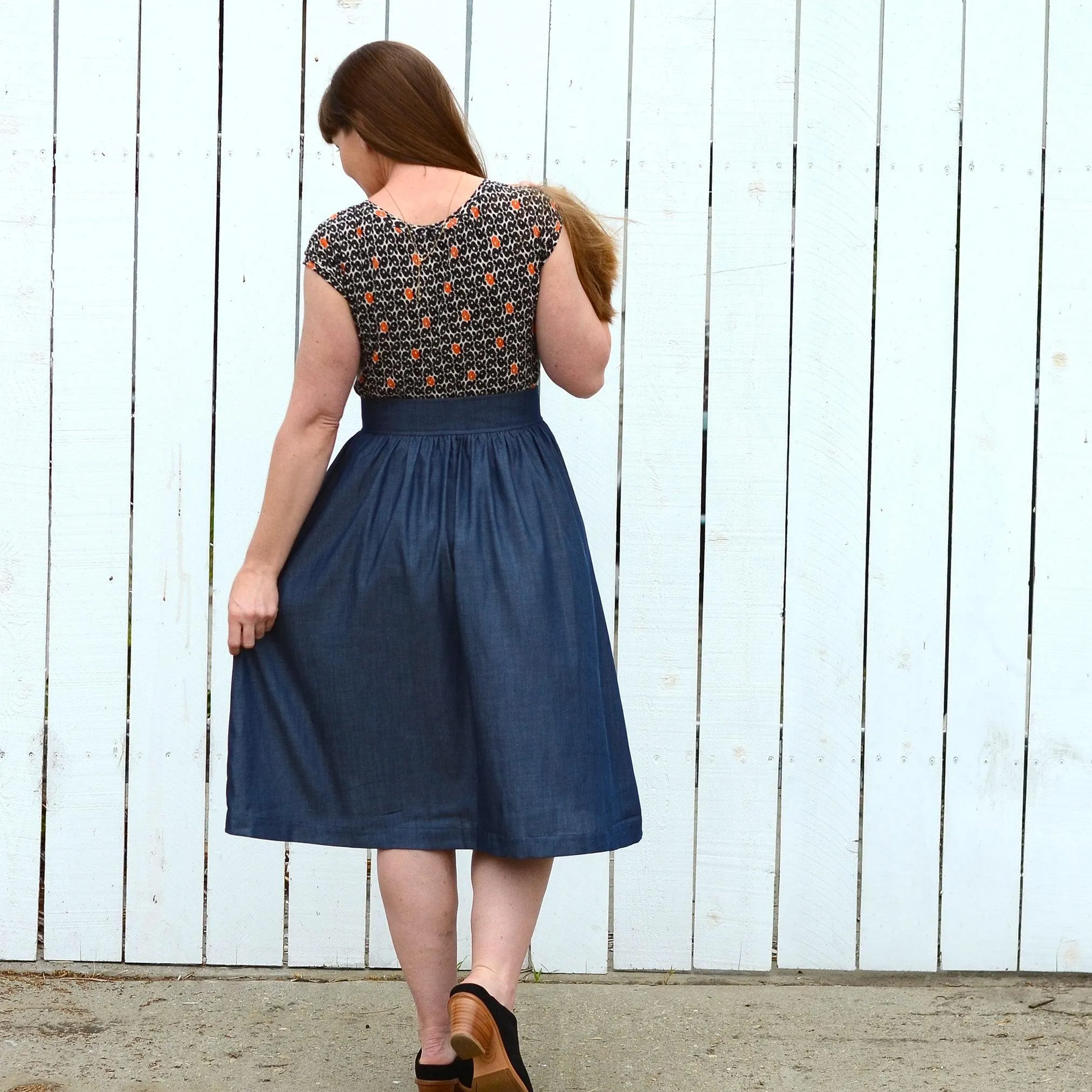 Front Button Skirt Pattern