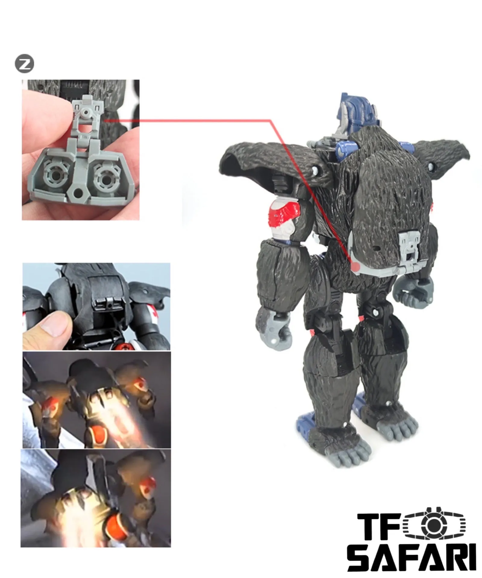 Go Better Studio GX-20 GX20 Chest Filler and Jet Pack for WFC Kingdom Optimus Primal Upgrade Kit