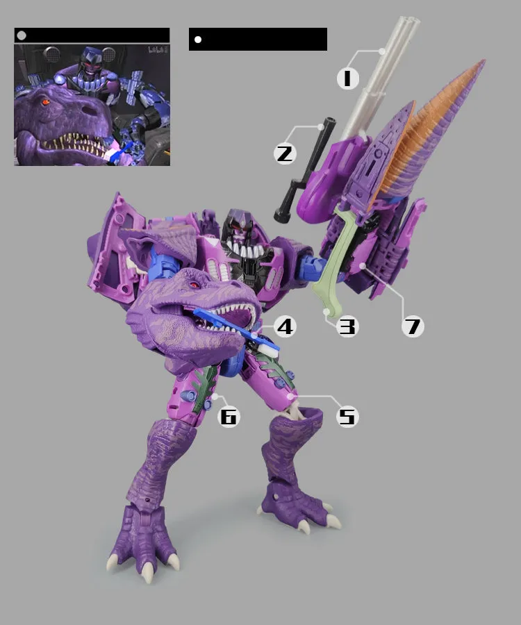 Go Better Studio GX-20VS GX20VS GS-21VS GX21VS Weapons and Upgrade Kits for BWVS-01 Beastwars Megatron vs Optimus Primal Upgrade Kit