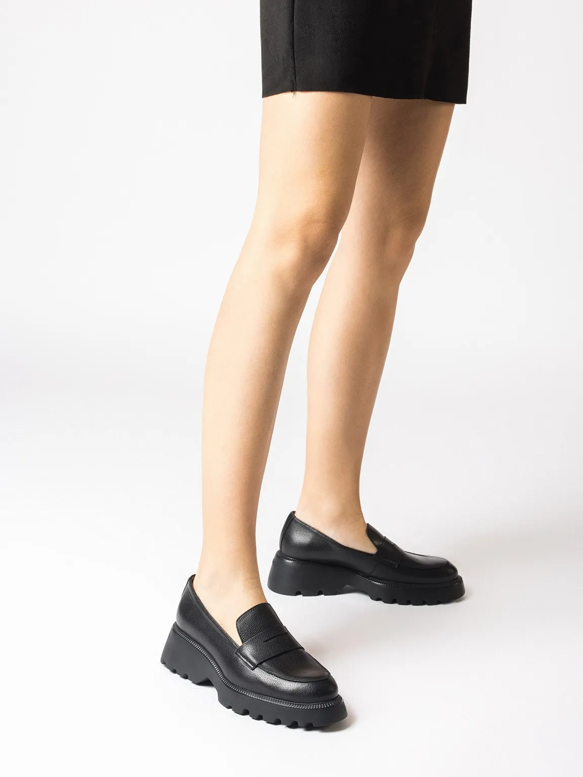 Moonfly Penny Platform Loafers