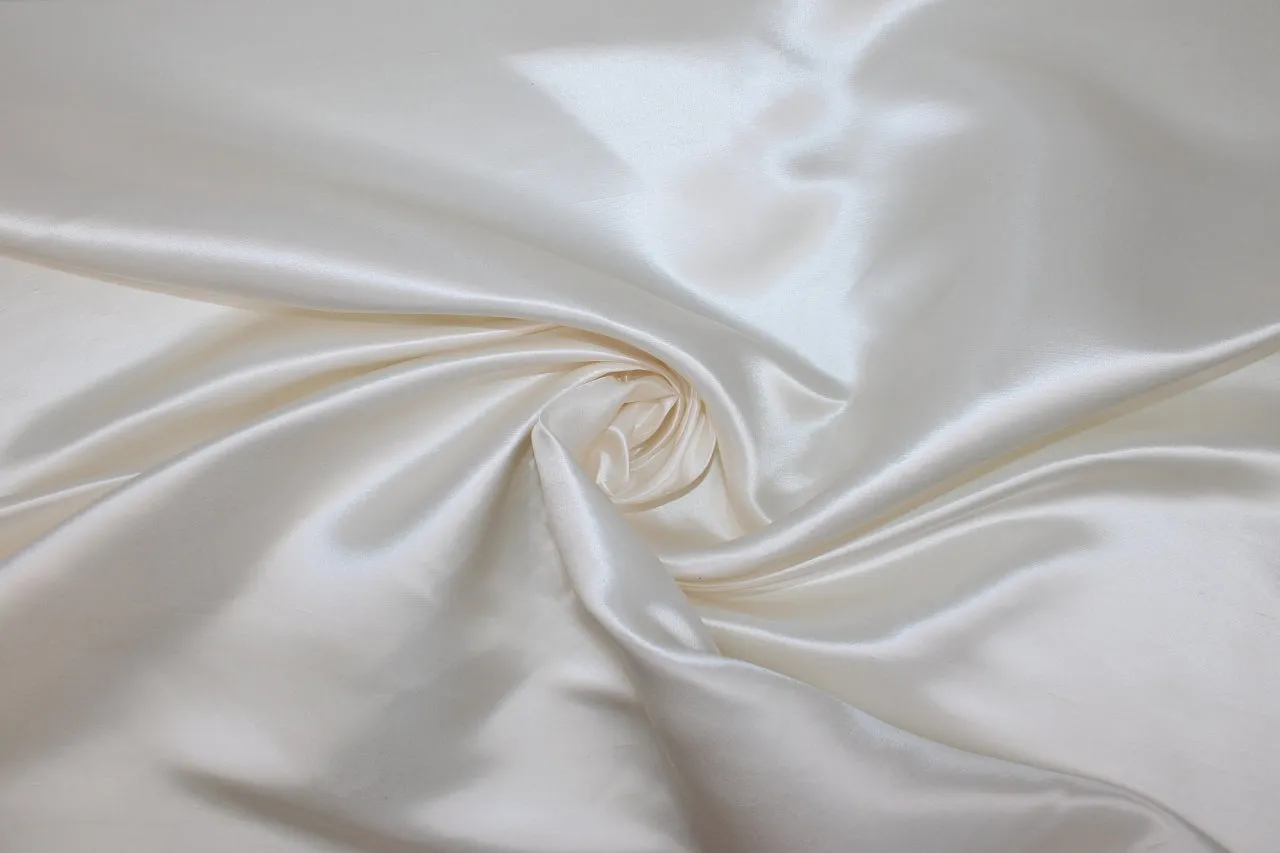 NY Designer Bridal Silk Satin - Candlelight