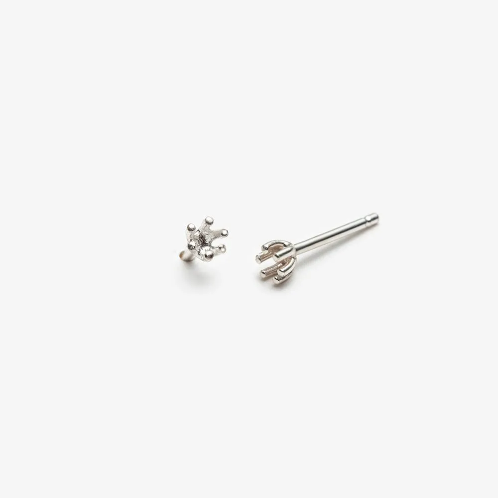 Spark Stud Earrings - Sterling Silver