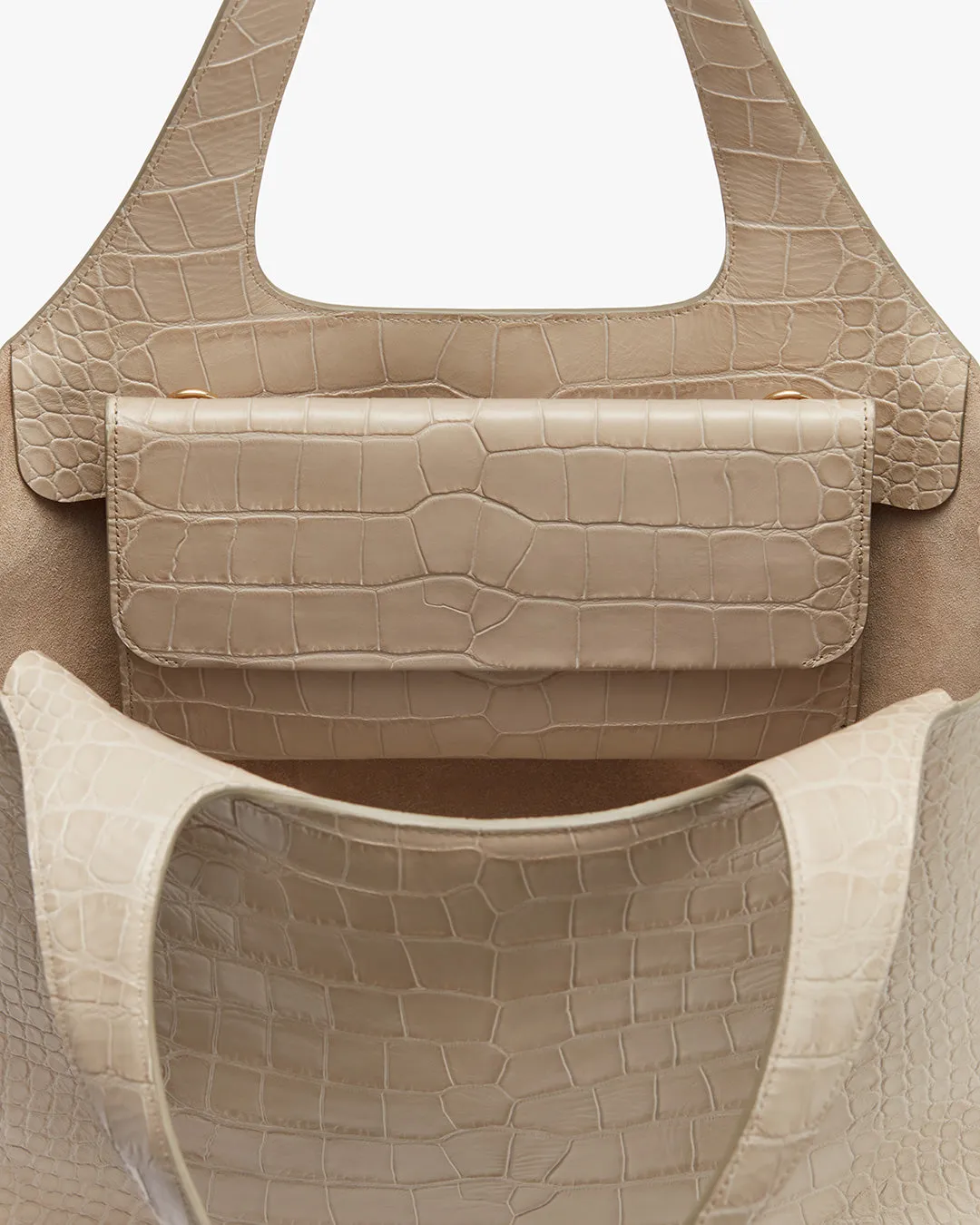 System Flap Bag (Croco)