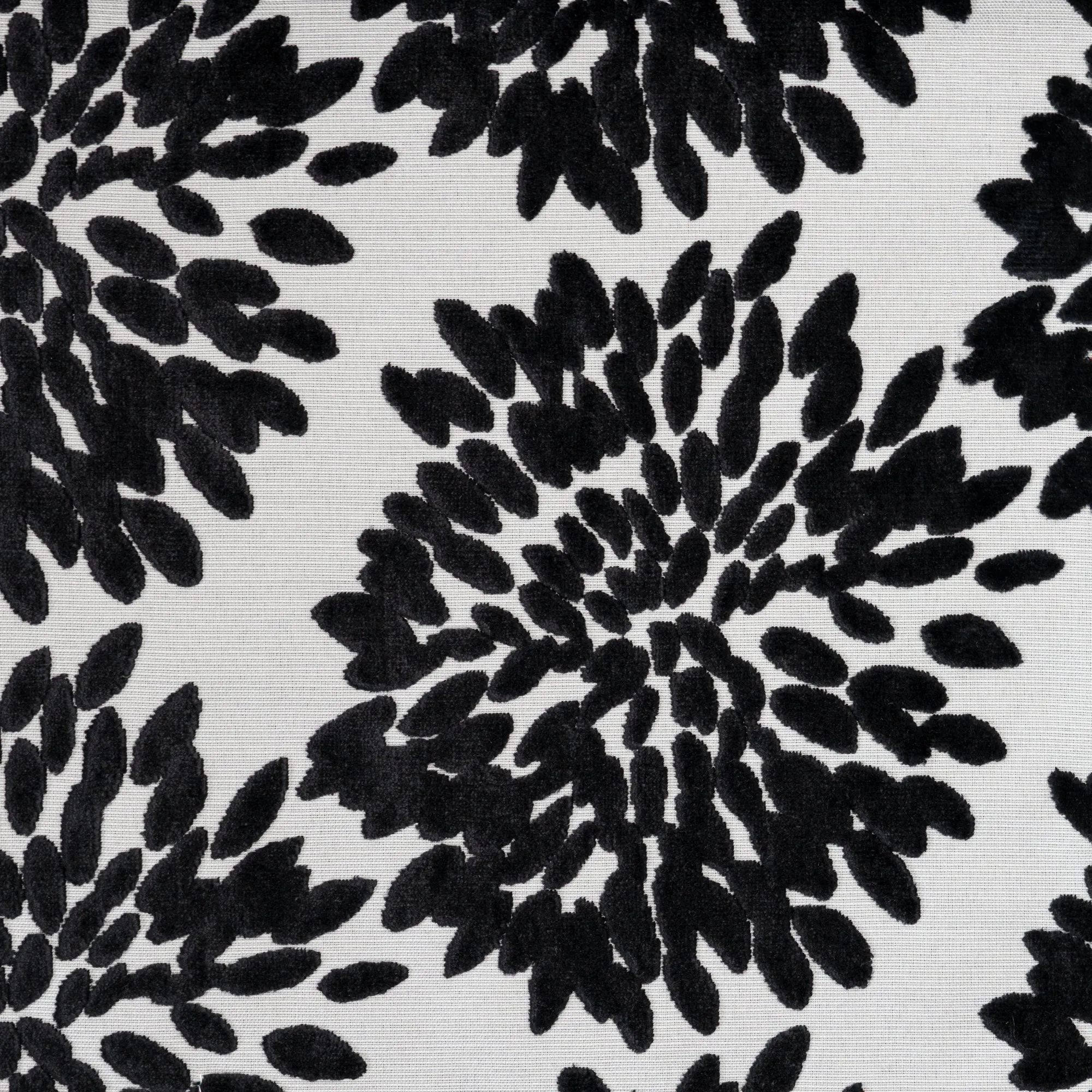 TUSCANY FIORI - FLORAL PATTERN BURNOUT VELVET UPHOLSTERY FABRIC